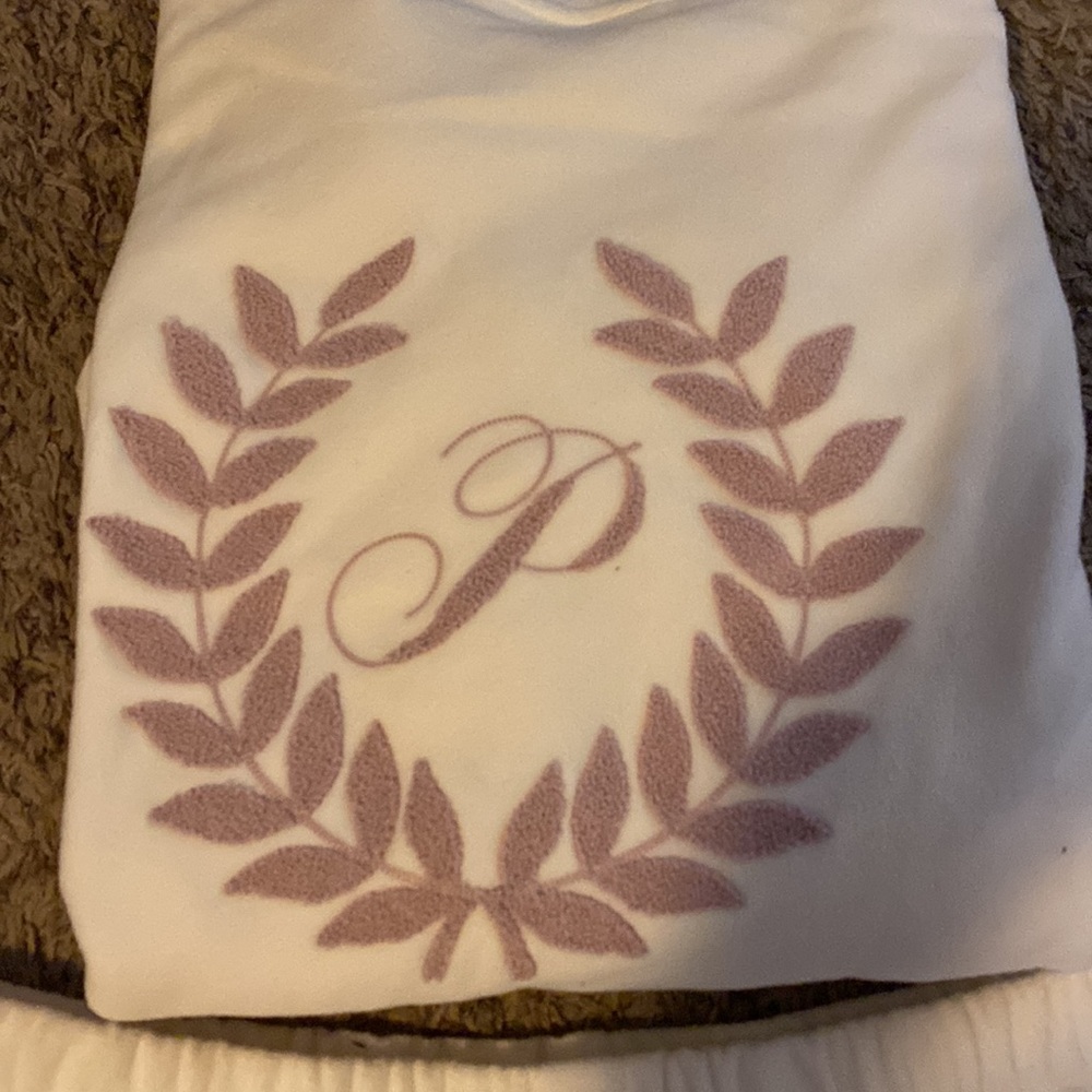 Pink sleepwear fleece set